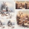 Rice Paper Decoupage - Winter Landscape - R2270