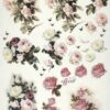 Rice Paper Decoupage - Watercolour 3D flowers - R2280