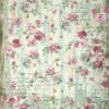 Stamperia Rice Paper A4 - Small roses and writings texture - DFSA4275