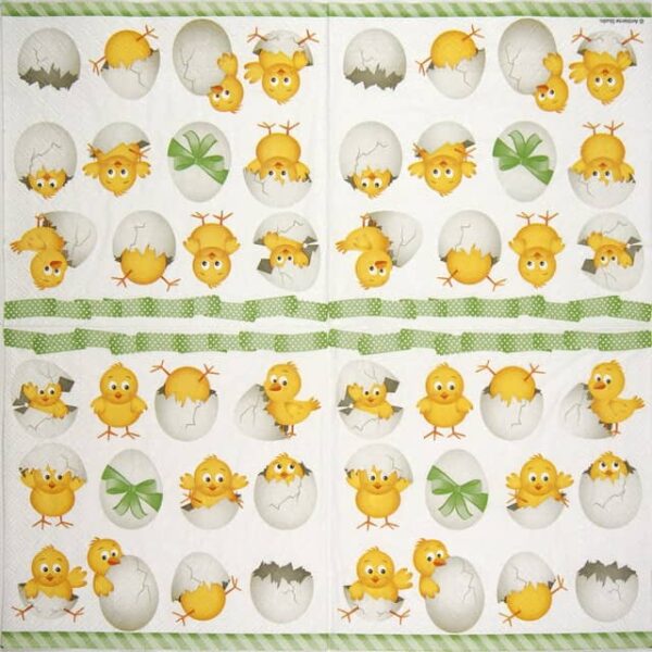 Paper Napkins - Funny Chickens (20 pieces)