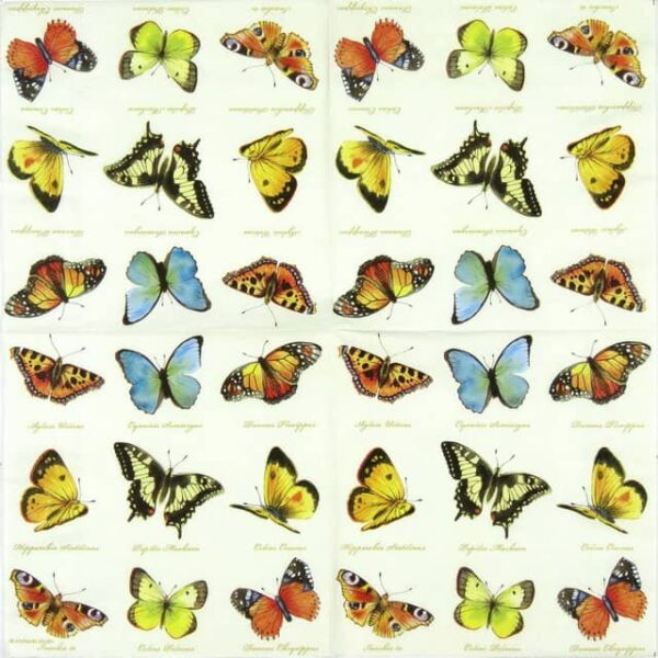 Paper Napkins - Collection of Butterfly (20 Pieces)