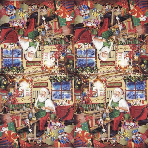 Paper Napkin -  Santa's Workshop