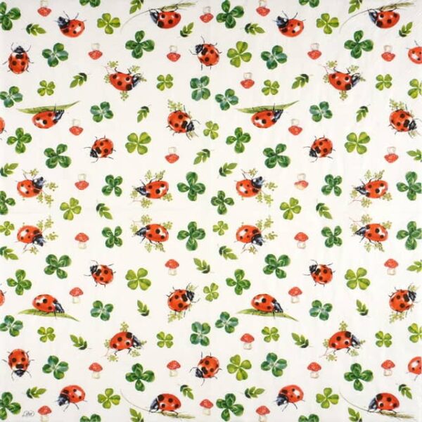 Paper Napkin - Ladybugs