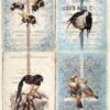 Decoupage Rice Paper A/4 - Birds and bees - 1151