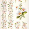 Decoupage Rice Paper A/4 - Daisy Borders - 1307