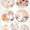 Decoupage Rice Paper A/4 - Bunny and Friends - 1349