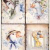 Decoupage Rice Paper A/4 - Duck Hat Fashion - 1841