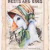 Decoupage Rice Paper A/4 - Duck Hat Fashion - 1853