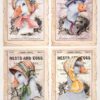 Decoupage Rice Paper A/4 - Duck Hat Fashion - 1860