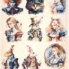 Decoupage Rice Paper A/4 - Alice in Wonderland - 41