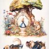 Decoupage Rice Paper A/4 - Alice in Wonderland - 43