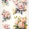 Decoupage Rice Paper A/4 - Pink roses