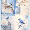 Decoupage Rice Paper A/4 - Blue birds