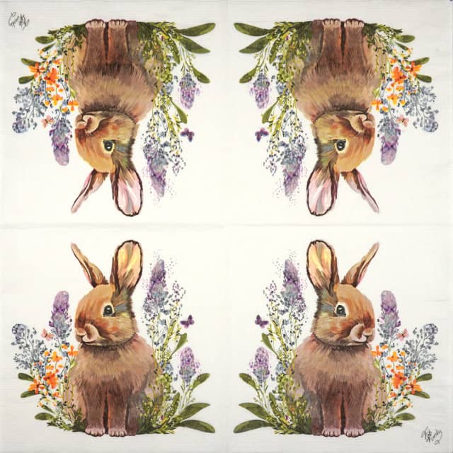 Paper Napkin - Belle Bunny