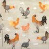 Paper Napkin - Chicken farm