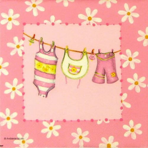 Paper Napkin - Baby Clothes