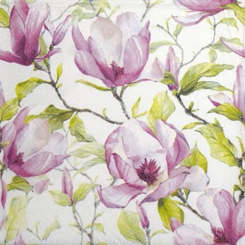 Paper Napkin - Blooming magnolia