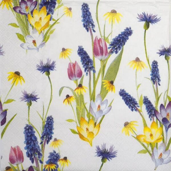 Paper Napkin - Spring Flowers