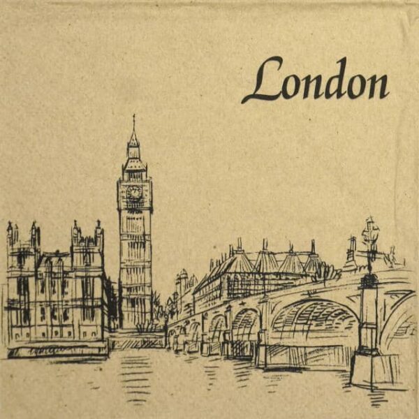 Paper Napkins - London City  (20 pieces)