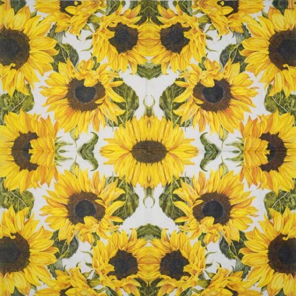 Paper Napkin - Sunflowers blossoming