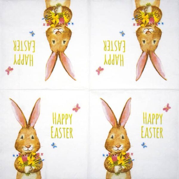 Paper Napkin - Happy Easter