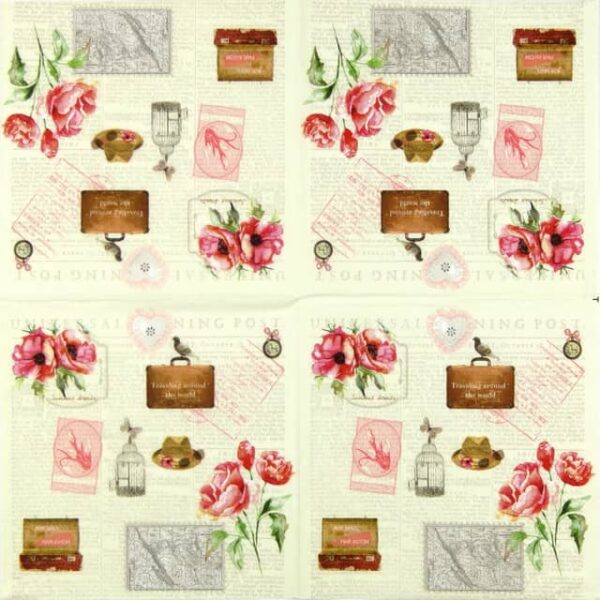 Paper Napkin - Marieke Flower