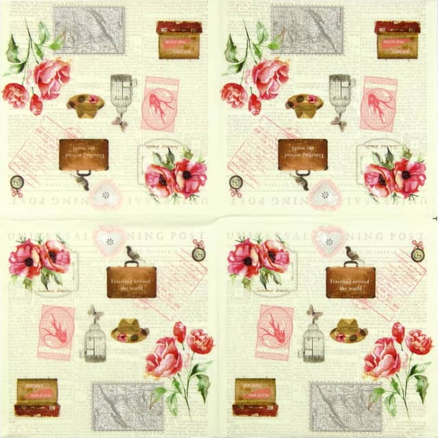 Paper-napkin-Nouveau-marieke-flower-74473