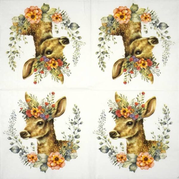 Paper Napkin - Mrs Deer