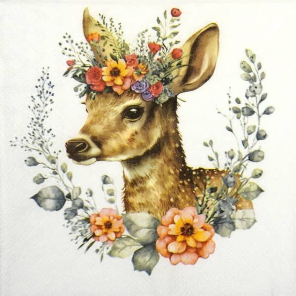 Paper Napkin - Mrs Deer