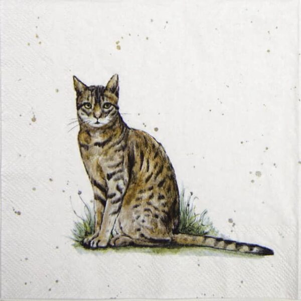 Paper Napkins - Farmfriends Cat (20 pieces)