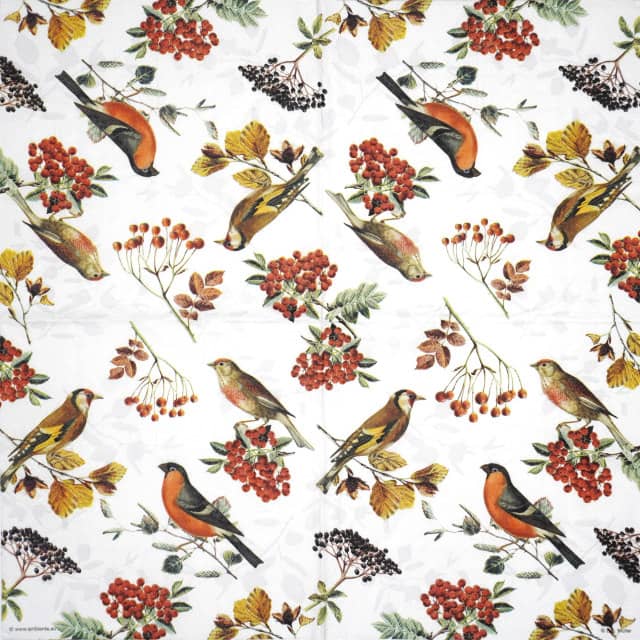 Paper-napkin-Ambiente-Autumn-Birds-13317730