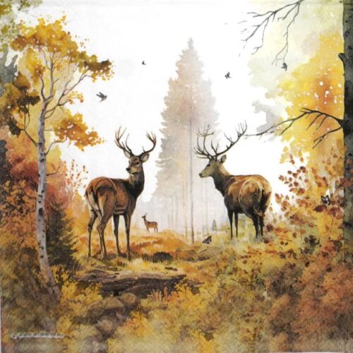 Paper Napkins - Autumn forest (20 pieces)