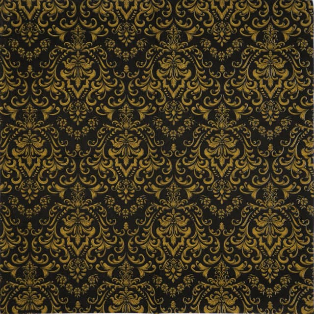 Paper-napkin-Ambiente-Baroque-ornament-black-13319268