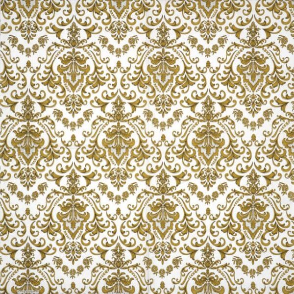 Paper Napkins - Baroque ornament gold (20 pieces)