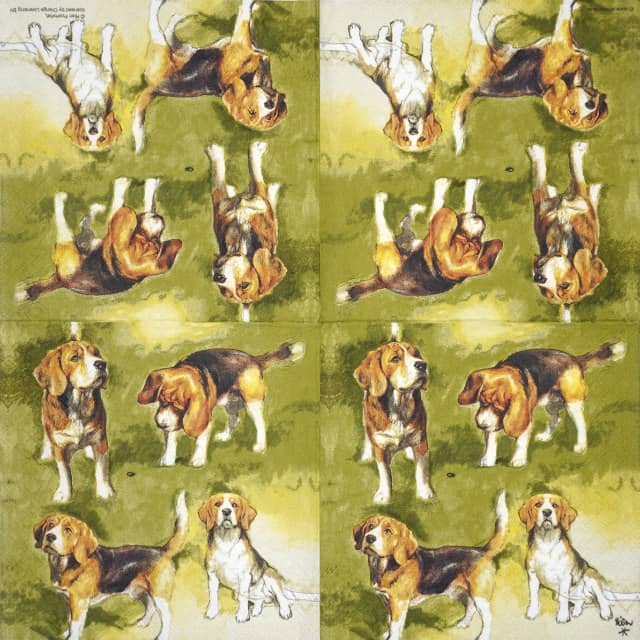 Paper-napkin-Ambiente-Beagles-13317765