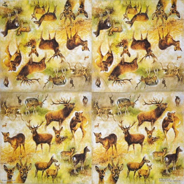 Paper-napkin-Ambiente-Collage-of-Deers-13317770