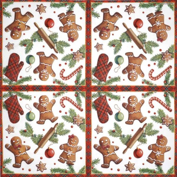 Paper Napkin - Gingerbread cookies