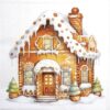 Paper Napkin - Gingerbread house