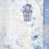 Stamperia Rice Paper A4 - Blue Land - Lamp - DFSA4785