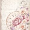 Stamperia Rice Paper A4 - Romance Forever - Clock - DFSA4831