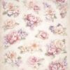 Stamperia Rice Paper A4 - Romance Forever - Floral Background - DFSA4835