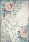 Stamperia Rice Paper A4 - Brocante Antiques - Roses - DFSA4853