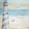 Stamperia Rice Paper A4 - Sea Land - Lighthouse - DFSA4857