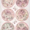 Stamperia Rice Paper A4 - Shabby Rose - 6 Rounds - DFSA4879