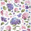 Stamperia Rice Paper A4 - Hydrangea - DFSA4895