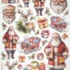 Stamperia Rice Paper A4 - Classic Christmas - Santa Claus - DFSA4919