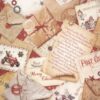 Stamperia Rice Paper A4 - Gear up for Christmas - Postcards - DFSA4934