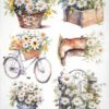 AB Studio Decoupage Rice Paper  A/4 - Vibrand Daisy 302MV