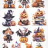 AB Studio Decoupage Rice Paper A/4 - Halloween Festival - 325