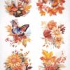 AB Studio Decoupage Rice Paper A/4 - Harvest Festival Decoration - 339